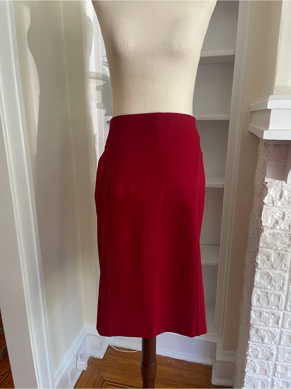 Talbots Red Pencil Skirt